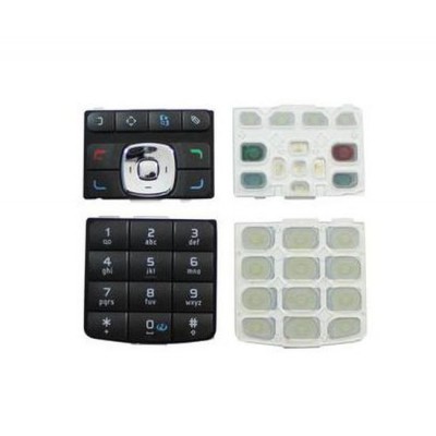Keypad For Nokia N93 Latin Aluminium Grey - Maxbhi Com