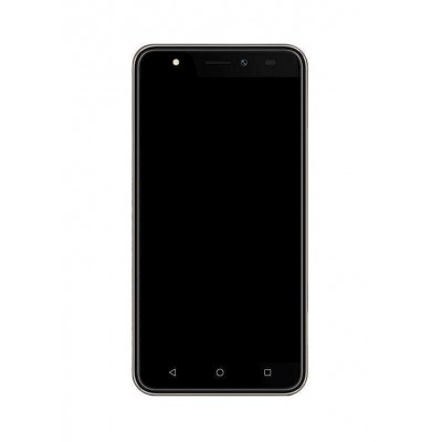 Lcd Frame Middle Chassis For Intex Aqua Lions T1 Black By - Maxbhi Com