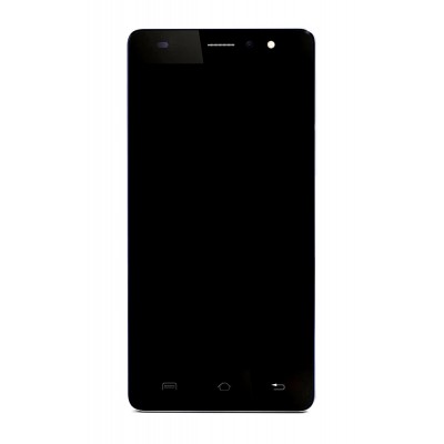 Lcd Frame Middle Chassis For Lava X50 White By - Maxbhi Com