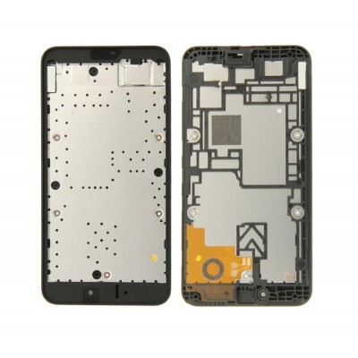 Lcd Frame Middle Chassis For Nokia Lumia 530 Dual Sim Grey By - Maxbhi Com