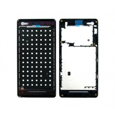 Lcd Frame Middle Chassis For Sony Xperia M C2005 Purple By - Maxbhi Com
