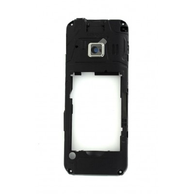 Lcd Frame Middle Chassis For Samsung C3322i Black By - Maxbhi Com