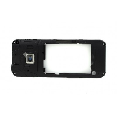 Lcd Frame Middle Chassis For Samsung C3322i White By - Maxbhi Com
