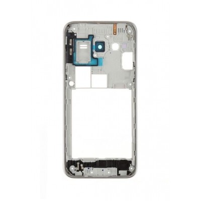 Lcd Frame Middle Chassis For Samsung Galaxy J3 2016 Black By - Maxbhi Com