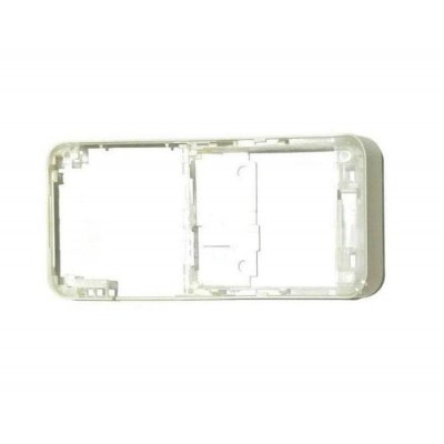 Lcd Frame Middle Chassis For Sony Ericsson W580c Green By - Maxbhi Com