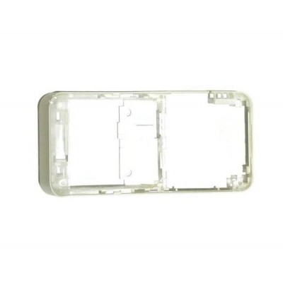 Lcd Frame Middle Chassis For Sony Ericsson W580i Grey By - Maxbhi Com