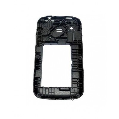 Lcd Frame Middle Chassis For Samsung Chat 322 Wifi Duos White By - Maxbhi Com