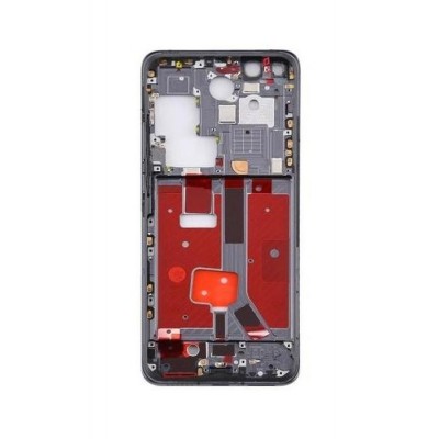 Lcd Frame Middle Chassis For Huawei P40 Pro Black By - Maxbhi Com