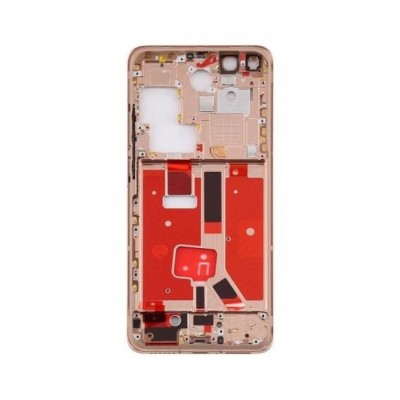 Lcd Frame Middle Chassis For Huawei P40 Pro Gold By - Maxbhi Com