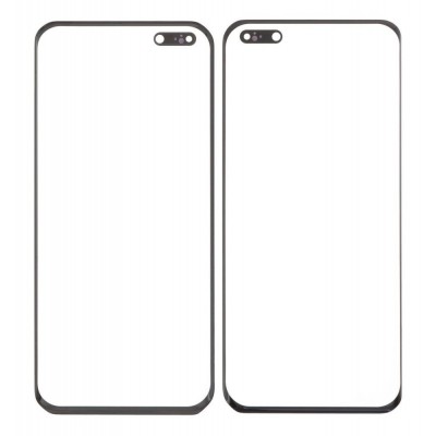 Replacement Front Glass For Huawei P40 Pro Black By - Maxbhi Com