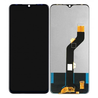 Lcd With Touch Screen For Tecno Pouvoir 4 Black By - Maxbhi Com