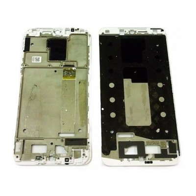 Lcd Frame Middle Chassis For Meizu 15 White By - Maxbhi Com