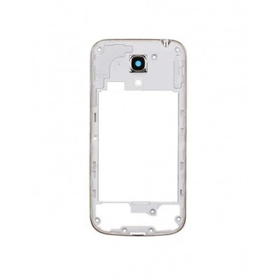 Lcd Frame Middle Chassis For Samsung Galaxy S4 Mini I9198 White By - Maxbhi Com