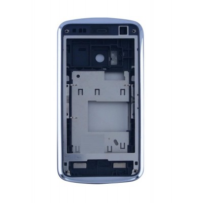 Lcd Frame Middle Chassis For Nokia C601 Silver By - Maxbhi Com