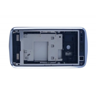 Lcd Frame Middle Chassis For Nokia C601 Silver By - Maxbhi Com