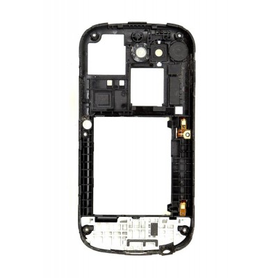 Lcd Frame Middle Chassis For Samsung Google Nexus S I9020t White By - Maxbhi Com
