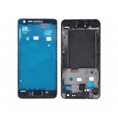 Lcd Frame Middle Chassis For Samsung I9100g Galaxy S Ii Black By - Maxbhi Com