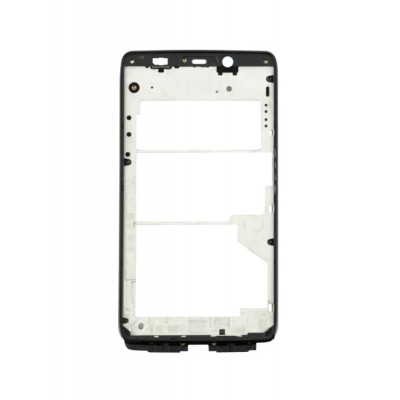 Lcd Frame Middle Chassis For Motorola Droid Ultra Black By - Maxbhi Com