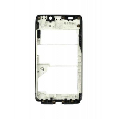 Lcd Frame Middle Chassis For Motorola Droid Ultra Black By - Maxbhi Com