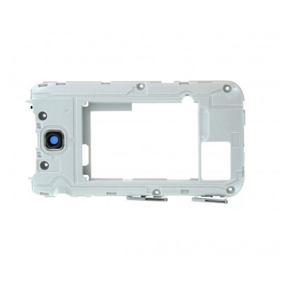 Lcd Frame Middle Chassis For Samsung C3590 Silver By - Maxbhi Com
