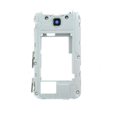 Lcd Frame Middle Chassis For Samsung C3592 With Dual Sim Silver By - Maxbhi Com