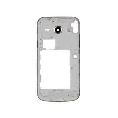 Lcd Frame Middle Chassis For Samsung Galaxy Core Plus White By - Maxbhi Com