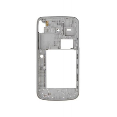 Lcd Frame Middle Chassis For Samsung Galaxy Core Plus White By - Maxbhi Com