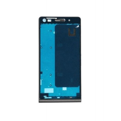 Lcd Frame Middle Chassis For Huawei Ascend G6 Black By - Maxbhi Com