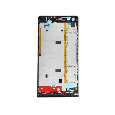 Lcd Frame Middle Chassis For Huawei Ascend G6 Black By - Maxbhi Com