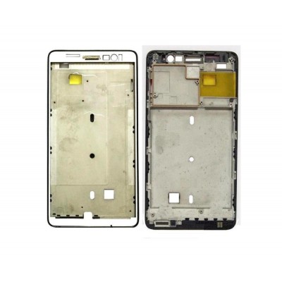 Lcd Frame Middle Chassis For Lenovo S860 Black By - Maxbhi Com