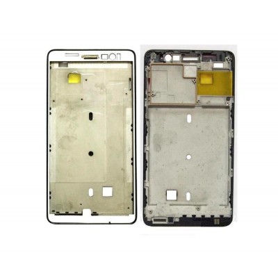 Lcd Frame Middle Chassis For Lenovo S860 White By - Maxbhi Com