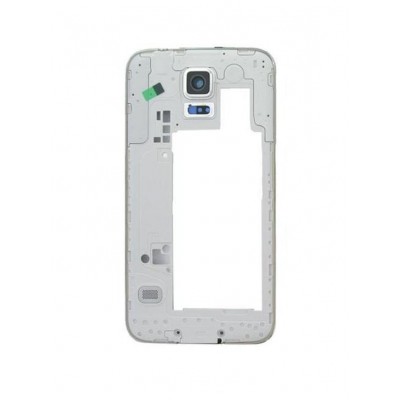 Lcd Frame Middle Chassis For Samsung Galaxy S5 Duos Black By - Maxbhi Com