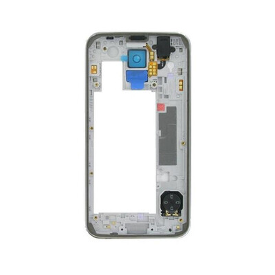 Lcd Frame Middle Chassis For Samsung Galaxy S5 Duos Smg900fd Black By - Maxbhi Com