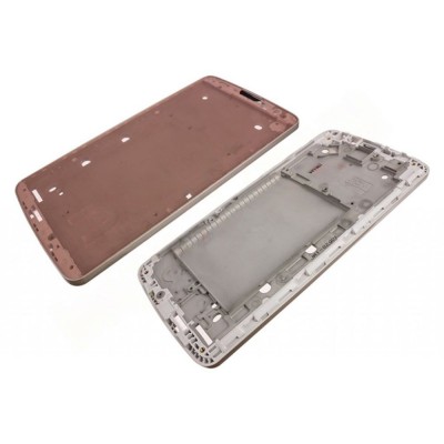Lcd Frame Middle Chassis For Lg D335 With Dual Sim White By - Maxbhi Com
