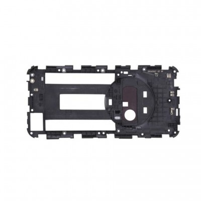Lcd Frame Middle Chassis For Asus Zenfone Zoom Zx550 Black By - Maxbhi Com