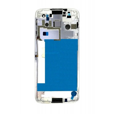 Lcd Frame Middle Chassis For Alcatel Idol 4s White By - Maxbhi Com