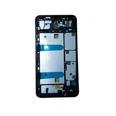 Lcd Frame Middle Chassis For Alcatel Pop 4 Plus Black By - Maxbhi Com