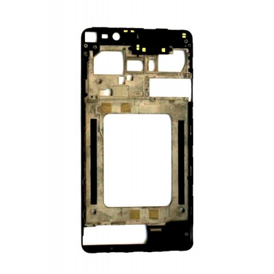 Lcd Frame Middle Chassis For Lenovo Phab 2 Pro Black By - Maxbhi Com