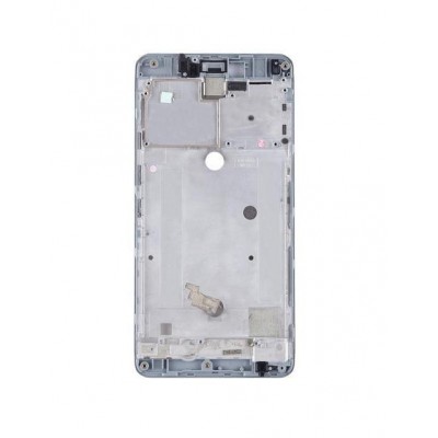 Lcd Frame Middle Chassis For Bq Aquaris U Plus White By - Maxbhi Com