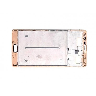 Lcd Frame Middle Chassis For Gionee M6 Plus Champagne By - Maxbhi Com