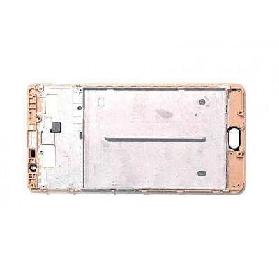 Lcd Frame Middle Chassis For Gionee M6 Plus Champagne By - Maxbhi Com