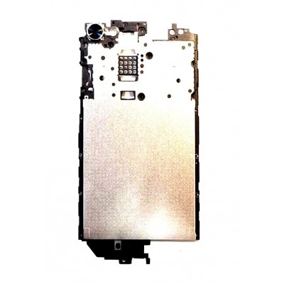 Lcd Frame Middle Chassis For Alcatel A5 Led Silver By - Maxbhi Com