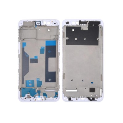 Lcd Frame Middle Chassis For Oppo R11 Plus White By - Maxbhi Com