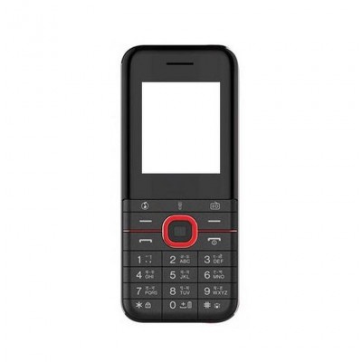 Lcd Frame Middle Chassis For Spice Z102 Red By - Maxbhi Com