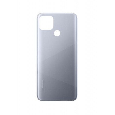 Back Panel Cover For Realme C12 Silver - Maxbhi Com