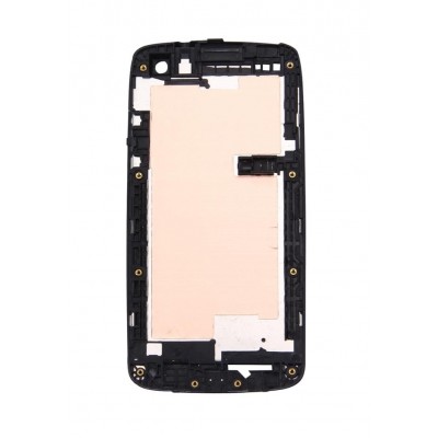 Lcd Frame Middle Chassis For Htc Desire 500 Black By - Maxbhi Com