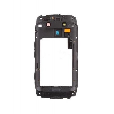 Lcd Frame Middle Chassis For Blackberry Torch 9860 White By - Maxbhi Com