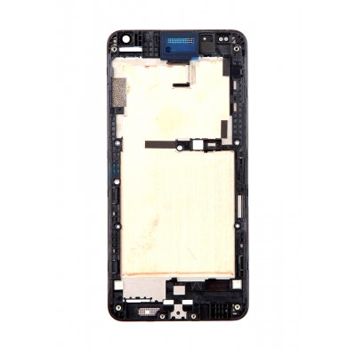 Lcd Frame Middle Chassis For Htc Desire 700 Dual Sim Black By - Maxbhi Com