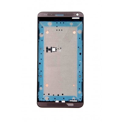 Lcd Frame Middle Chassis For Htc Desire 700 Dual Sim Black By - Maxbhi Com