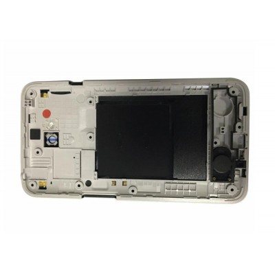 Lcd Frame Middle Chassis For Lg L70 Dual D325 White By - Maxbhi Com
